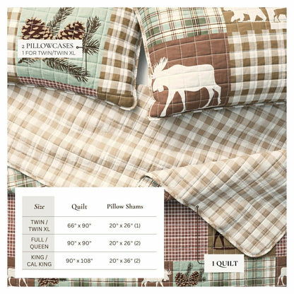 Rustic Landscape Quilt Set | Plow & Hearth
