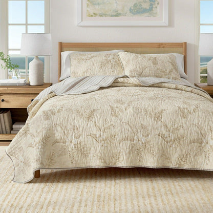 Mendocino Floral Printed Cotton Quilt Set | Plow & Hearth