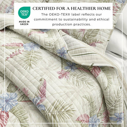 Mendocino Floral Printed Cotton Quilt Set | Plow & Hearth