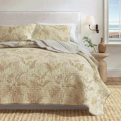 Mendocino Floral Printed Cotton Quilt Set | Plow & Hearth