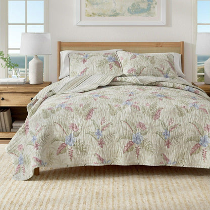 Mendocino Floral Printed Cotton Quilt Set | Plow & Hearth