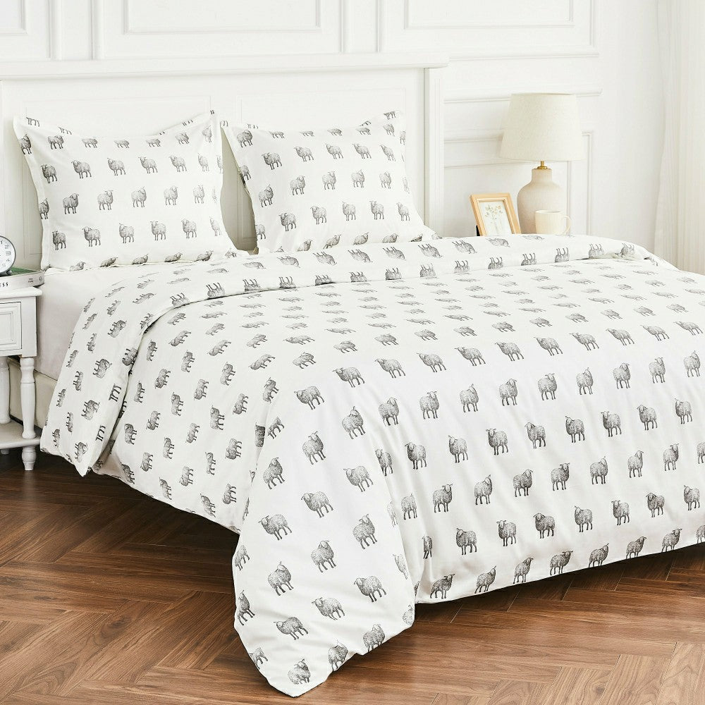 Sheep Printed Duvet Set | Plow & Hearth