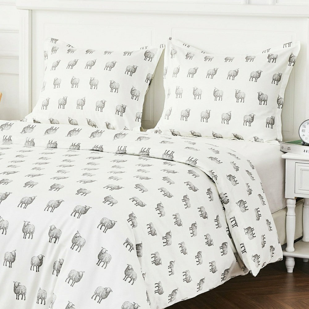 Sheep Printed Duvet Set | Plow & Hearth
