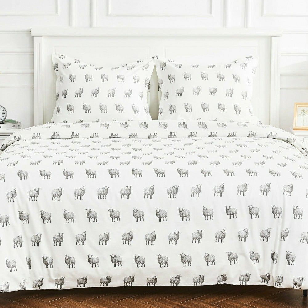 Sheep Printed Duvet Set | Plow & Hearth