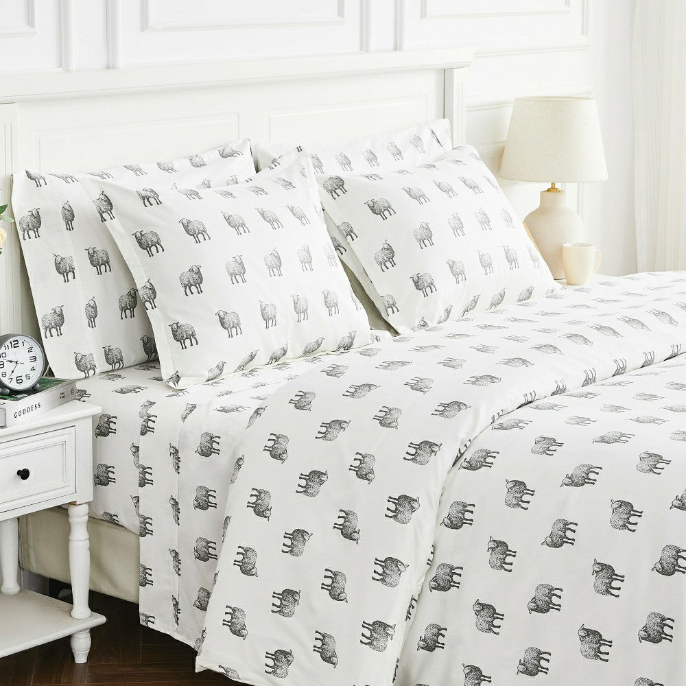 Sheep Printed Duvet Set | Plow & Hearth