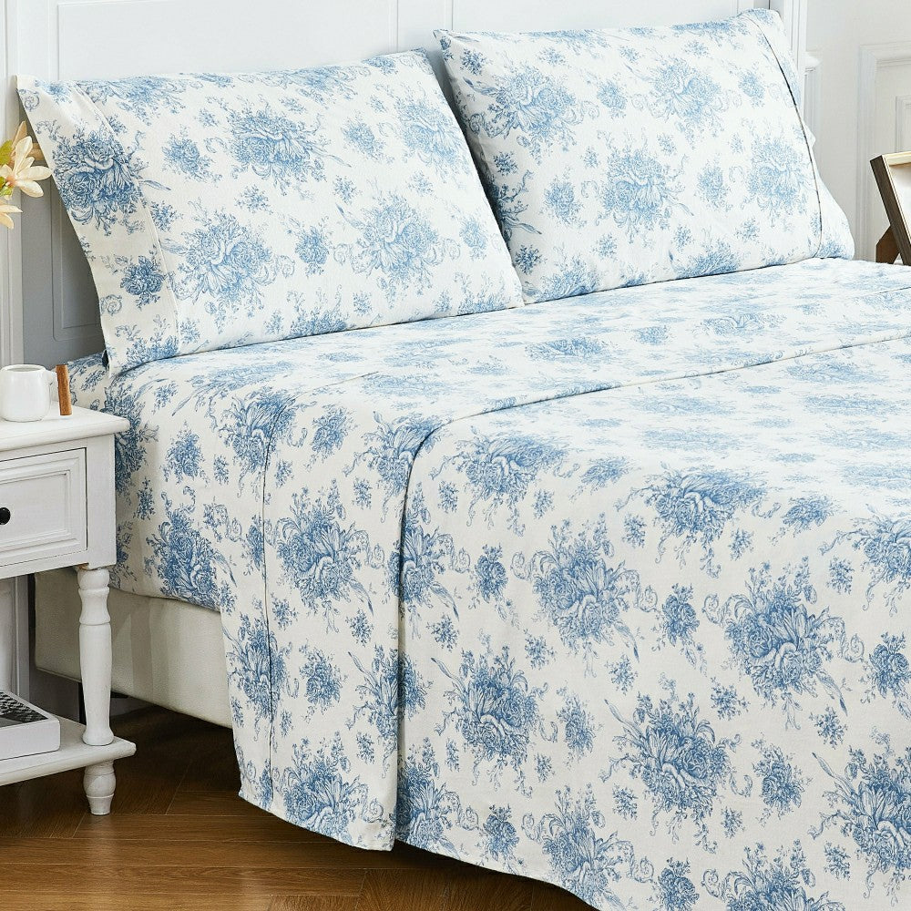 Petit Toile Flannel Sheet Sets | Plow & Hearth