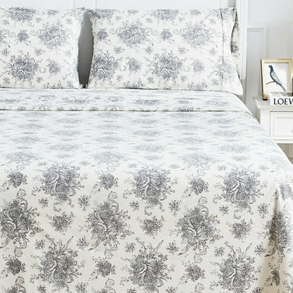 Petit Toile Flannel Sheet Sets | Plow & Hearth