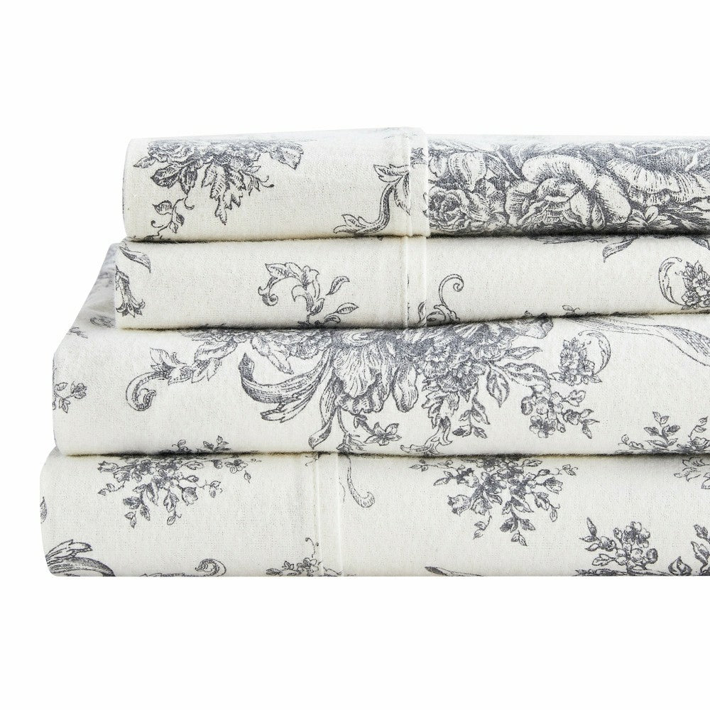 Petit Toile Flannel Sheet Sets | Plow & Hearth