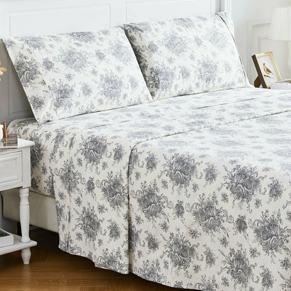 Petit Toile Flannel Sheet Sets | Plow & Hearth