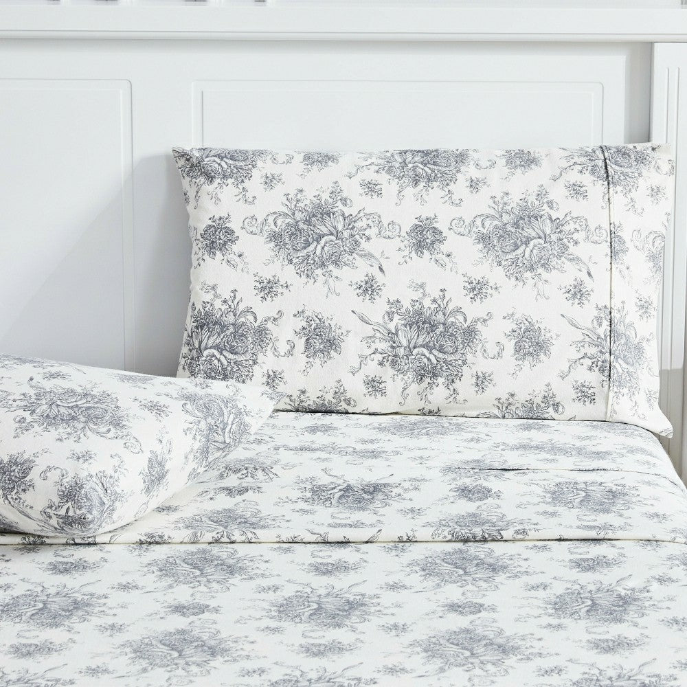 Petit Toile Flannel Sheet Sets | Plow & Hearth
