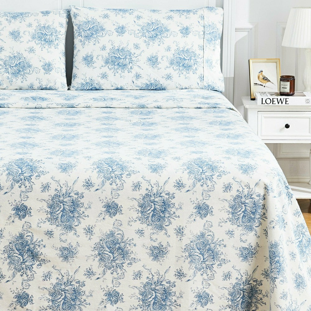 Petit Toile Flannel Sheet Sets | Plow & Hearth