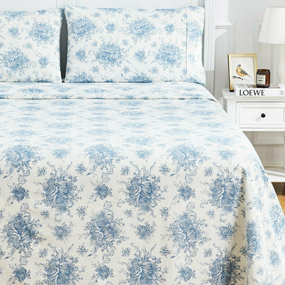 Petit Toile Flannel Sheet Sets | Plow & Hearth