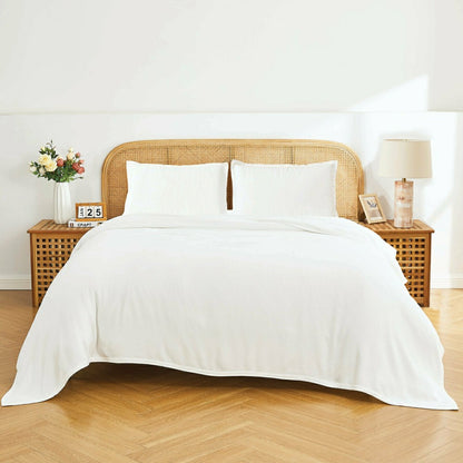 Bamboo Cotton Blanket | Plow & Hearth