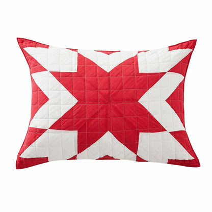 Star Patch Patchwork Cotton Quilt Set | Plow & Hearth