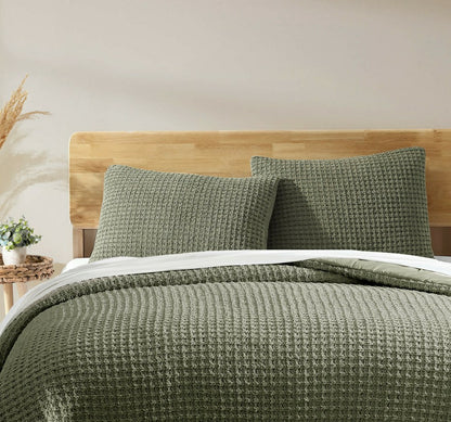 Snug Waffle Comforter | Plow & Hearth