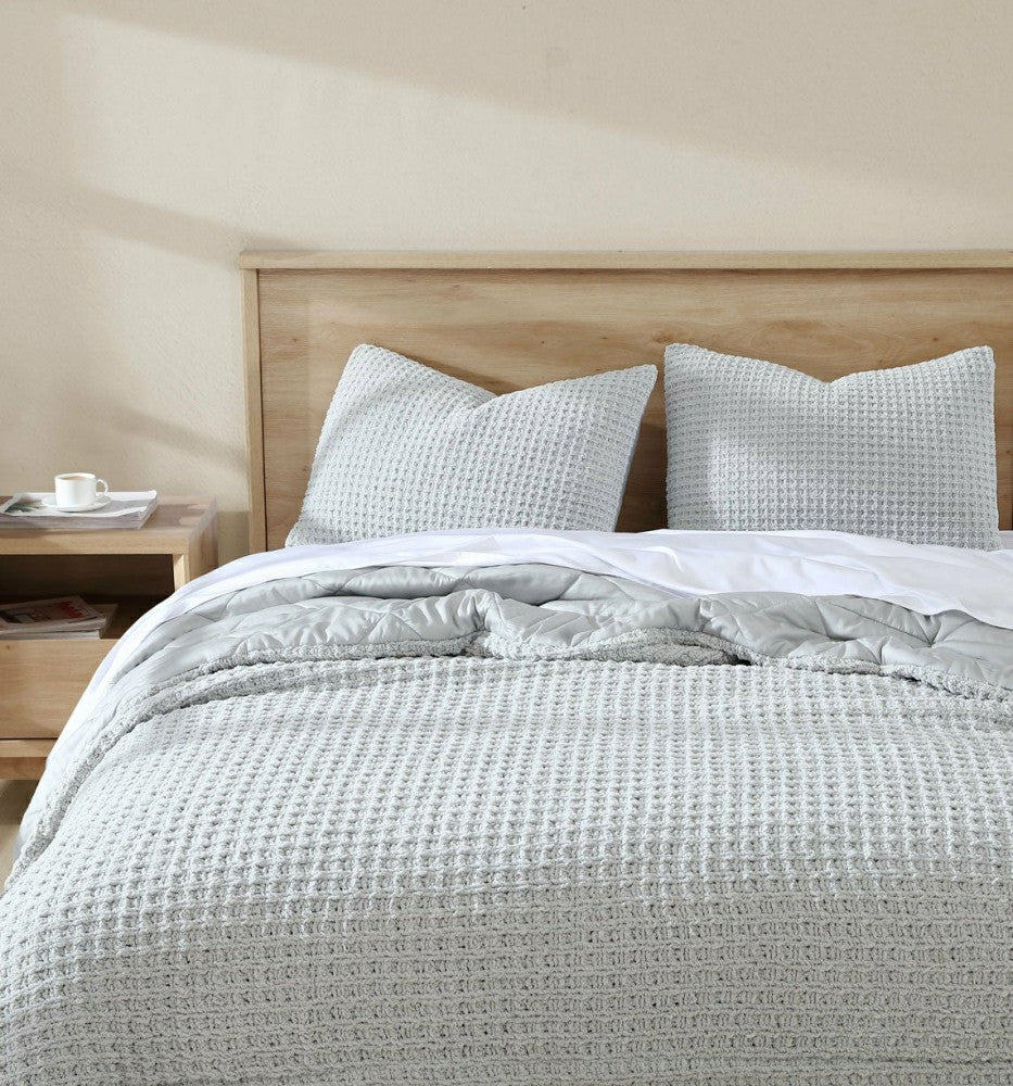 Snug Waffle Comforter | Plow & Hearth