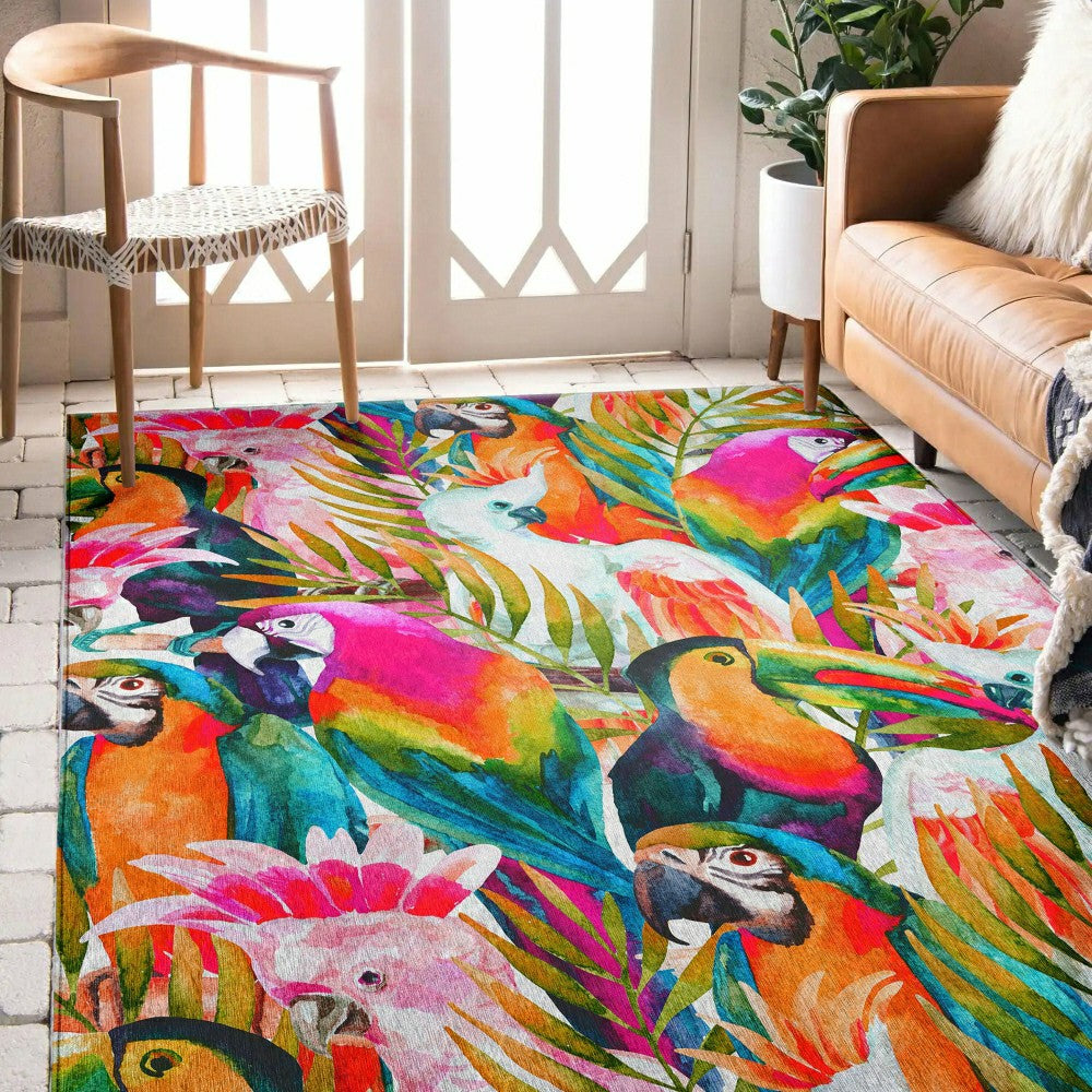 Tropics Confetti Polyester Area Rug | Plow & Hearth
