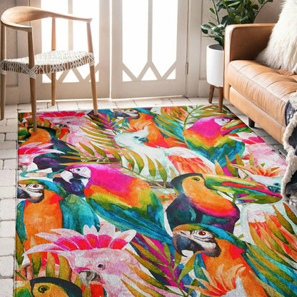 Tropics Confetti Polyester Area Rug | Plow & Hearth