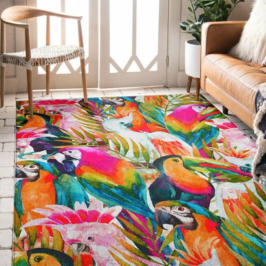 Tropics Confetti Polyester Area Rug | Plow & Hearth