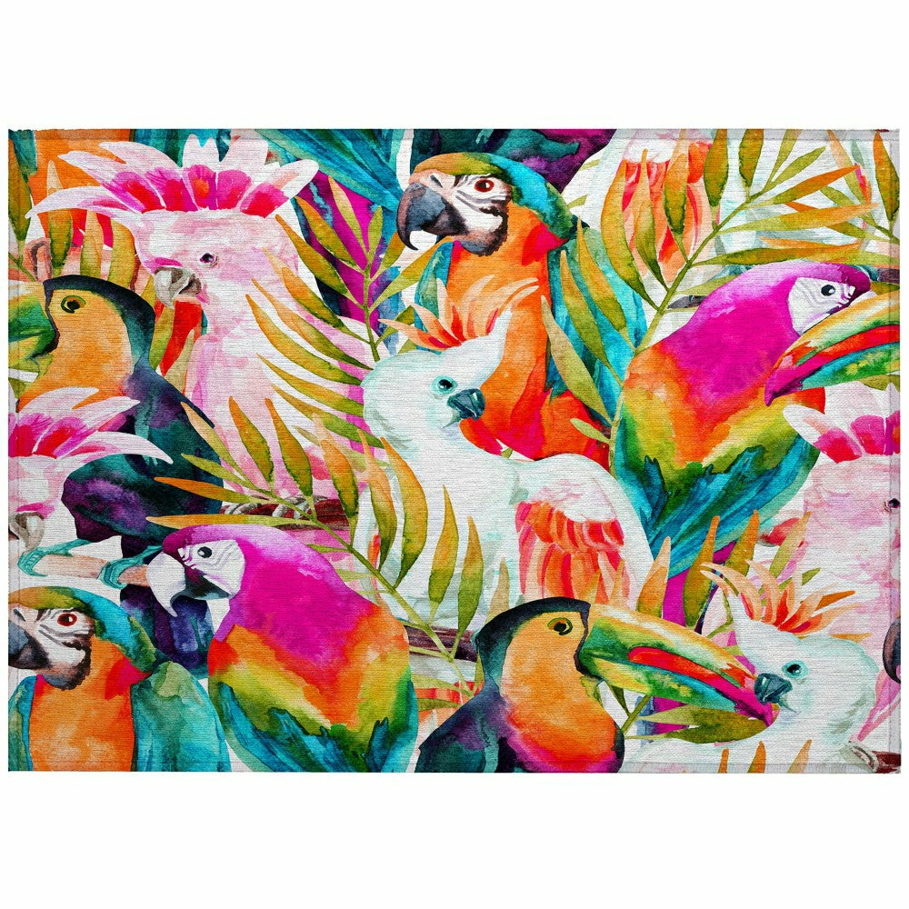 Tropics Confetti Polyester Area Rug | Plow & Hearth