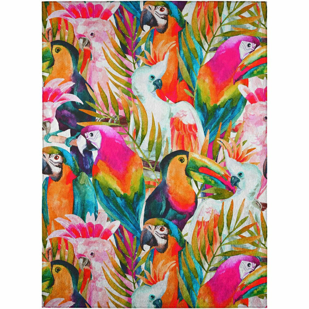 Tropics Confetti Polyester Area Rug | Plow & Hearth