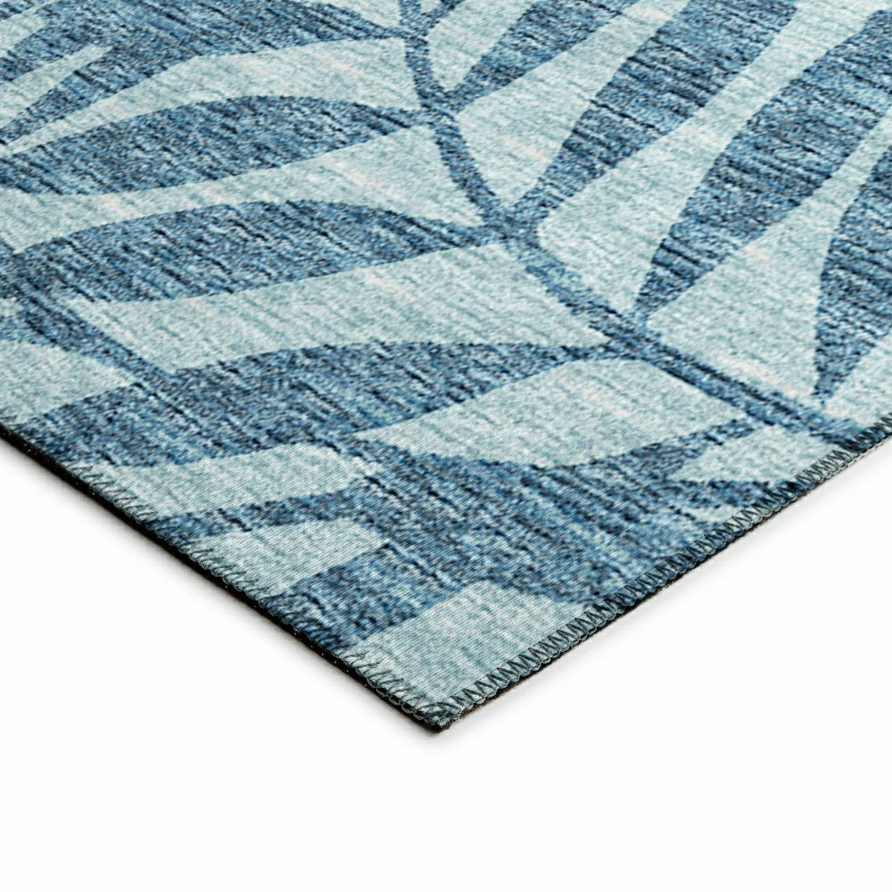 Sedona Leaf Patterned Polyester Area Rug | Plow & Hearth