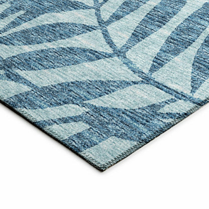Sedona Leaf Patterned Polyester Area Rug | Plow & Hearth