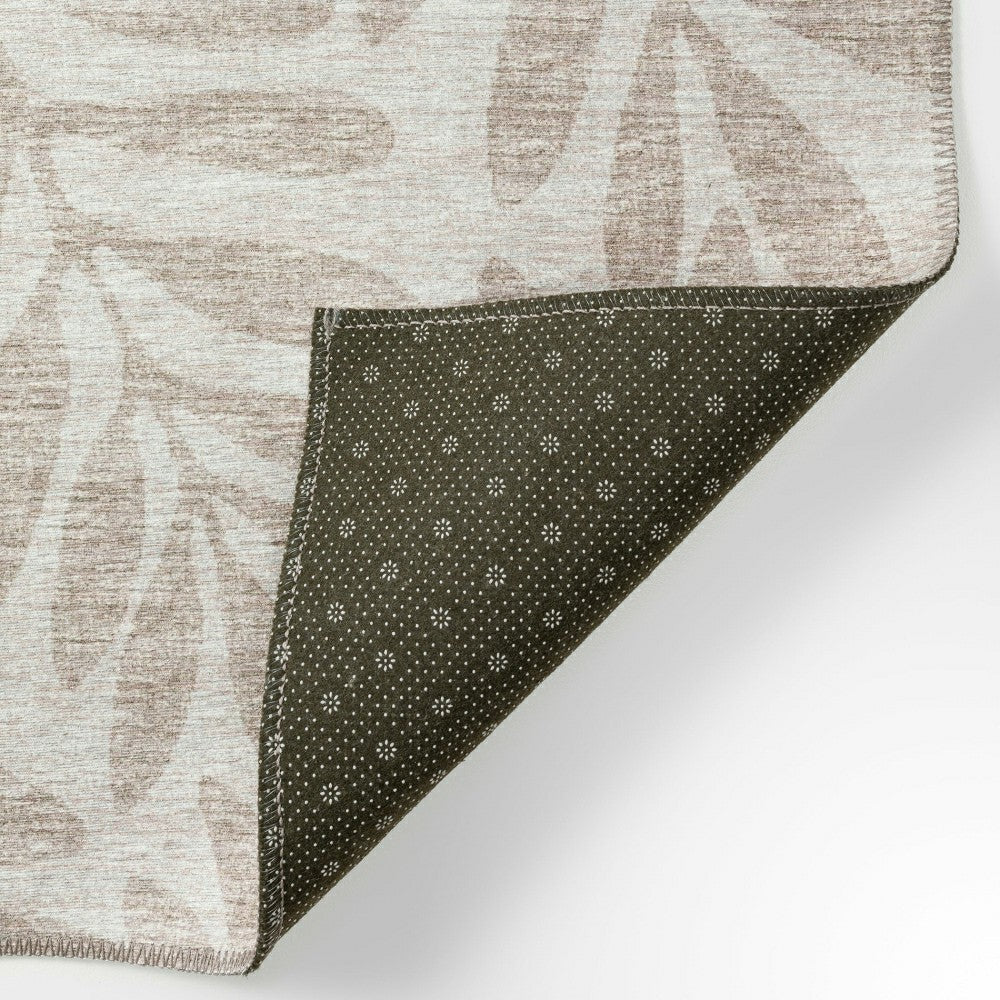 Sedona Leaf Patterned Polyester Area Rug | Plow & Hearth