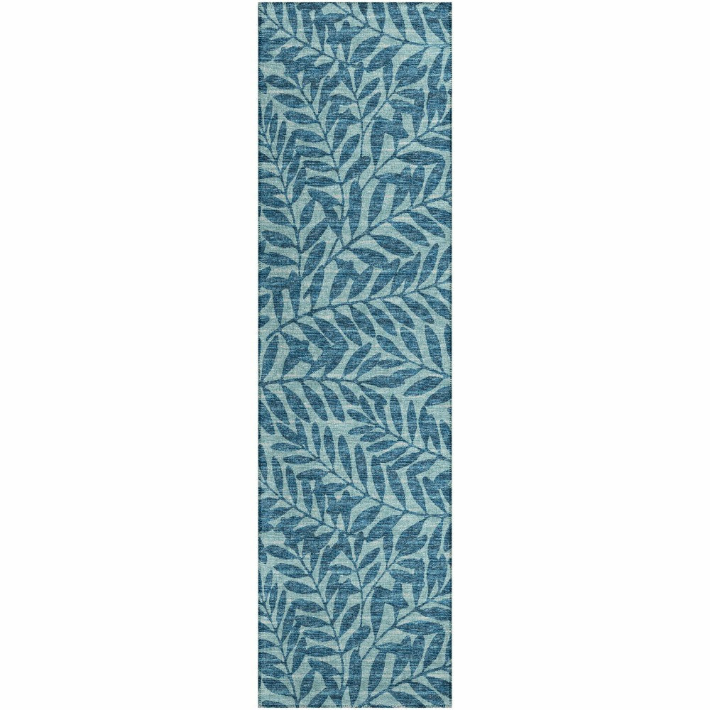 Sedona Leaf Patterned Polyester Area Rug | Plow & Hearth