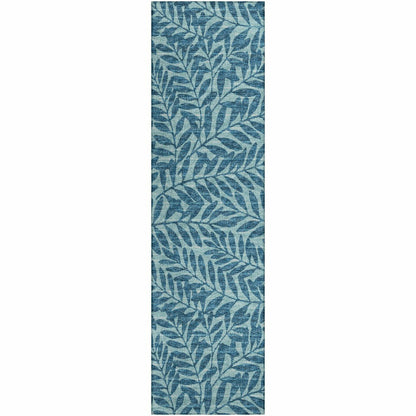 Sedona Leaf Patterned Polyester Area Rug | Plow & Hearth