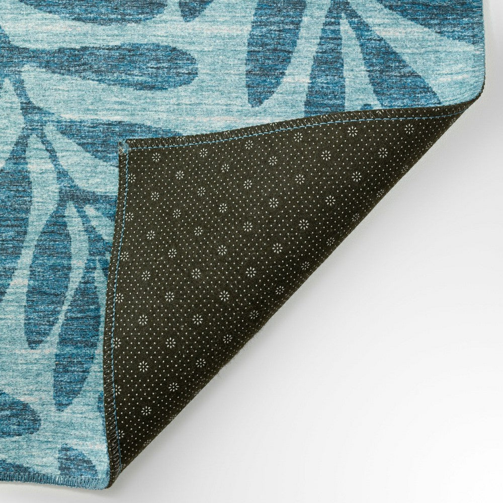 Sedona Leaf Patterned Polyester Area Rug | Plow & Hearth