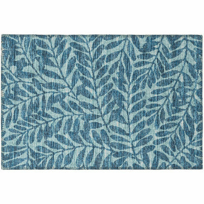 Sedona Leaf Patterned Polyester Area Rug | Plow & Hearth