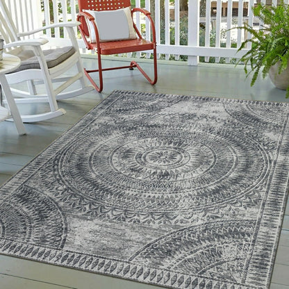 Sedona Arch Patterned Polyester Area Rug | Plow & Hearth