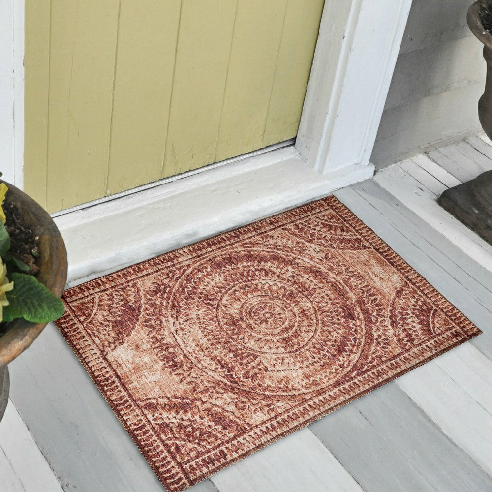 Sedona Arch Patterned Polyester Area Rug | Plow & Hearth