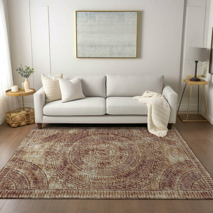 Sedona Arch Patterned Polyester Area Rug | Plow & Hearth
