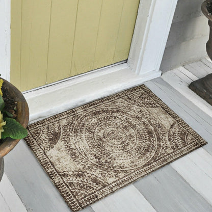 Sedona Arch Patterned Polyester Area Rug | Plow & Hearth