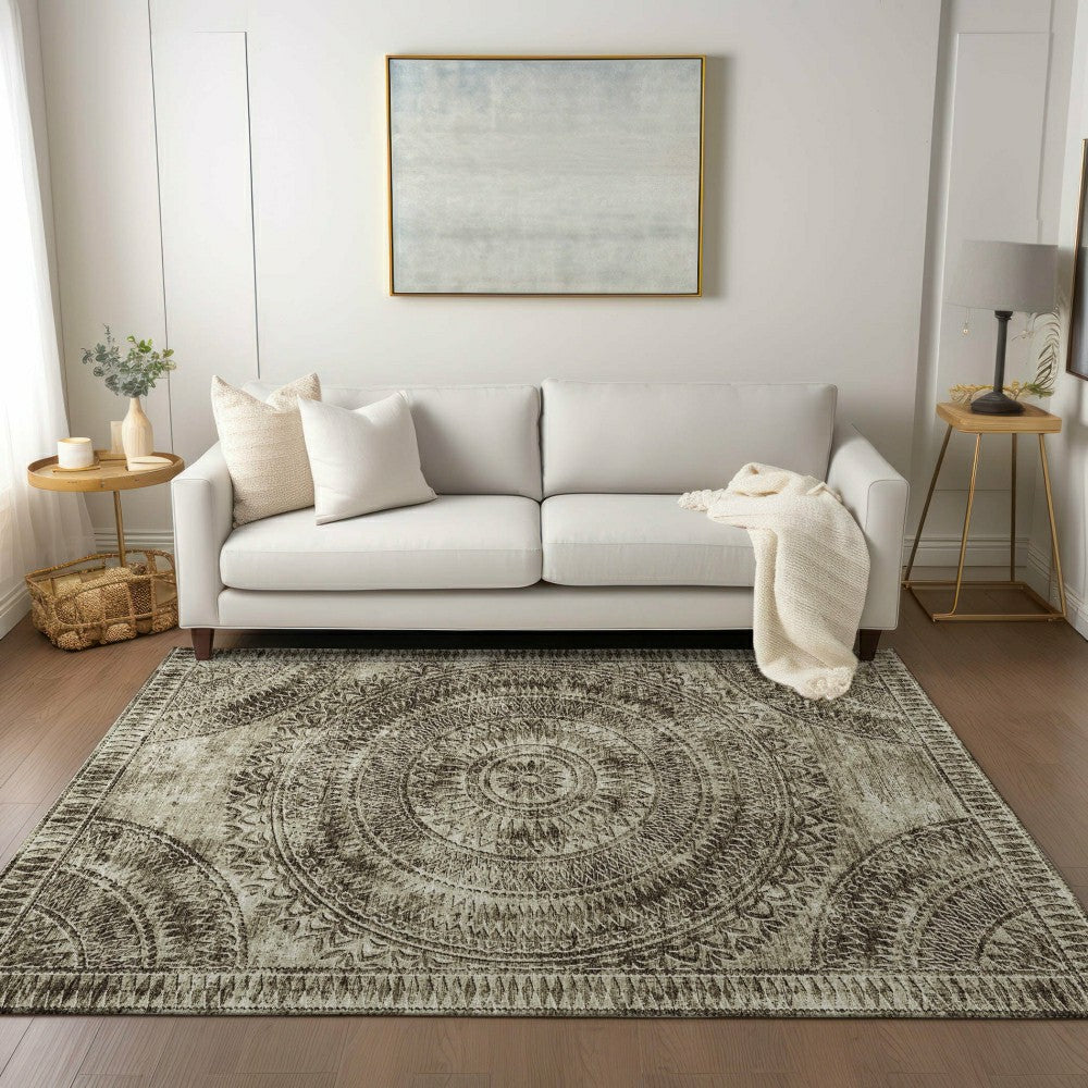 Sedona Arch Patterned Polyester Area Rug | Plow & Hearth