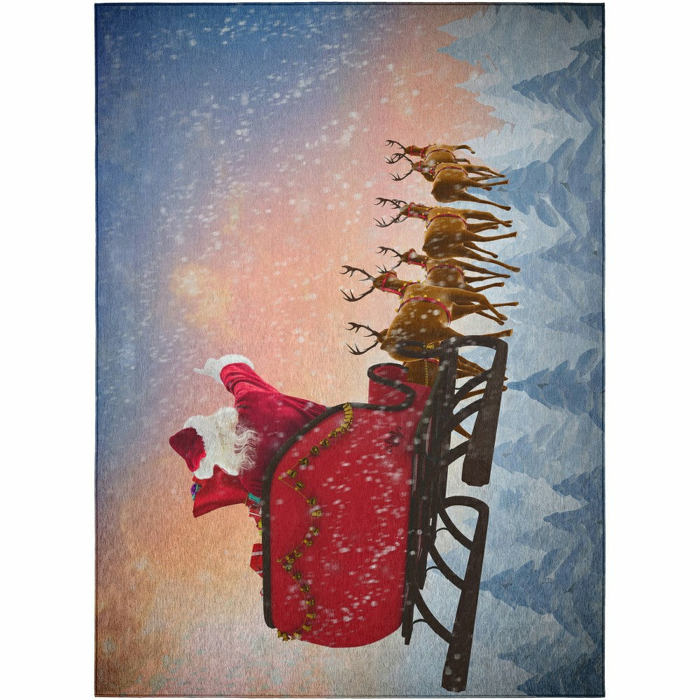 Wonderland Twilight Polyester Area Rug | Plow & Hearth
