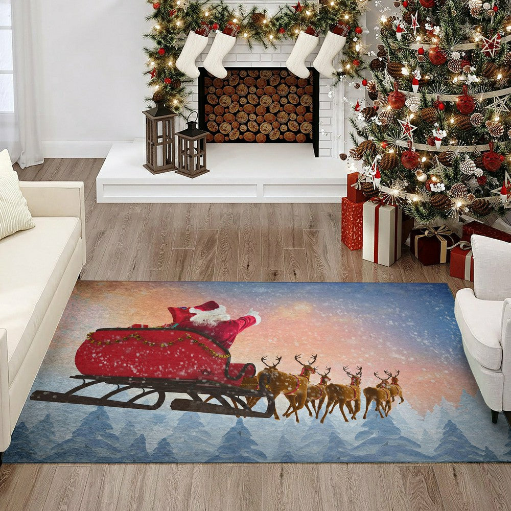 Wonderland Twilight Polyester Area Rug | Plow & Hearth