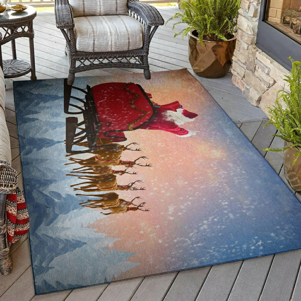 Wonderland Twilight Polyester Area Rug | Plow & Hearth