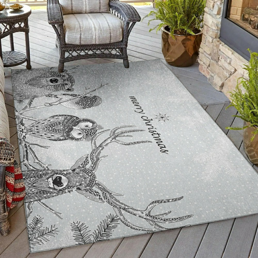 Wonderland Woodland Polyester Area Rug | Plow & Hearth
