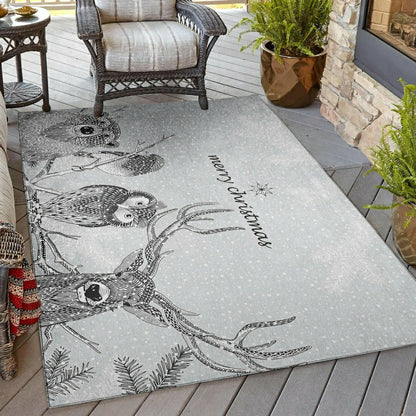 Wonderland Woodland Polyester Area Rug | Plow & Hearth