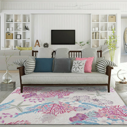 Seabreeze Reef Polyester Area Rug | Plow & Hearth