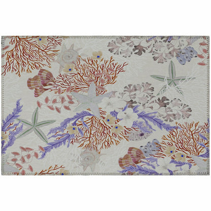 Seabreeze Reef Polyester Area Rug | Plow & Hearth