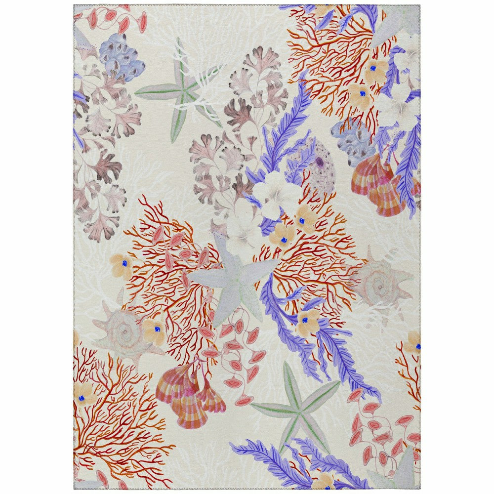 Seabreeze Reef Polyester Area Rug | Plow & Hearth