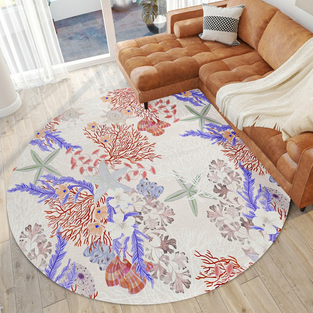 Seabreeze Reef Polyester Area Rug | Plow & Hearth