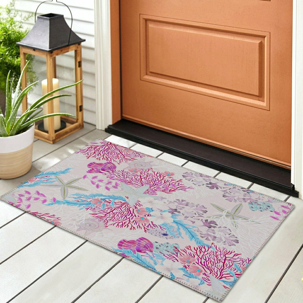 Seabreeze Reef Polyester Area Rug | Plow & Hearth
