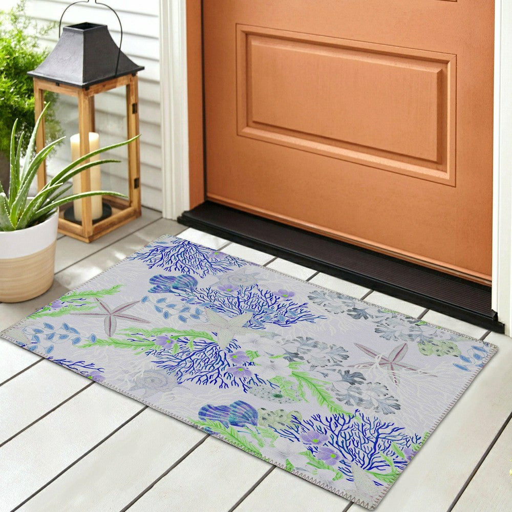Seabreeze Reef Polyester Area Rug | Plow & Hearth
