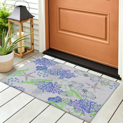 Seabreeze Reef Polyester Area Rug | Plow & Hearth