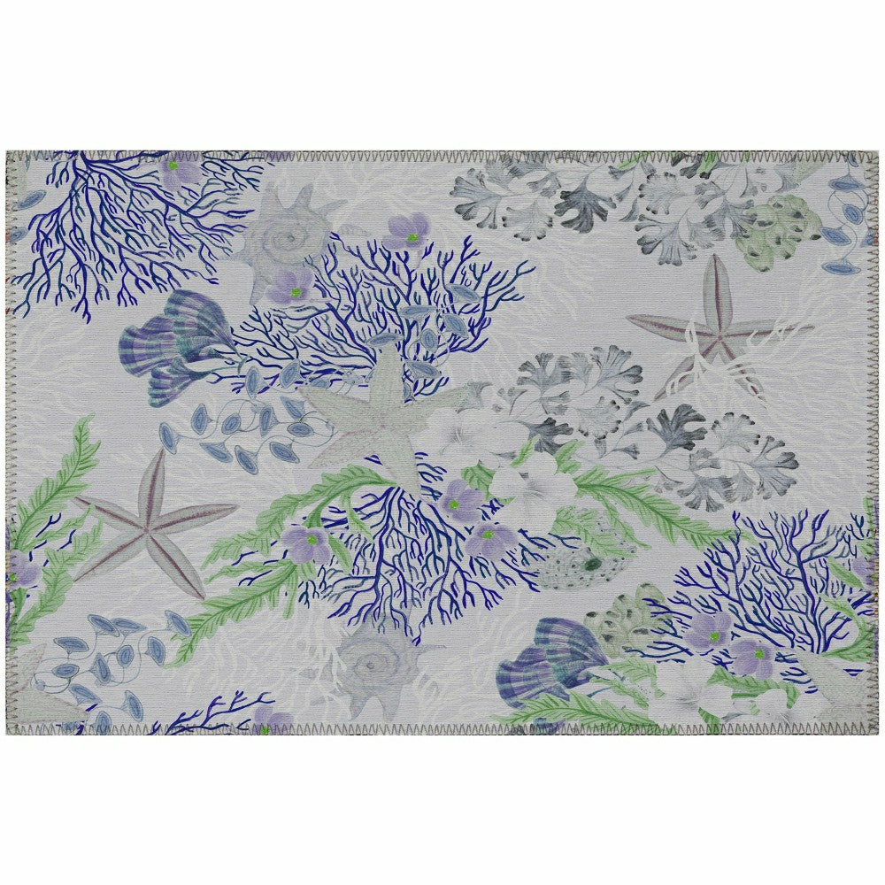 Seabreeze Reef Polyester Area Rug | Plow & Hearth